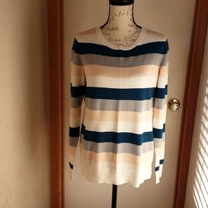 Loft Striped top Spandex